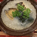 佳肴岡もと - アワビ　のメイン