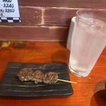 焼き鳥アポロ - ハツとわっしょい