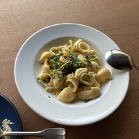 CICADA - シュリンプと季節野菜のルマコーニ