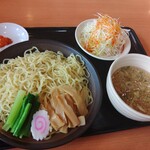 幸楽苑 - つけ麺と各トッピング