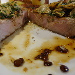 夢時庵 - とても美味しい厚切りポークのグリル