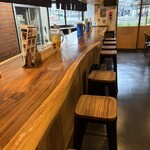 瀬戸内焼き魚定食 鞆や - カウンター席