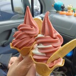 旅がらす本舗 清月堂 前橋国領町店 - ソフトクリーム￥350