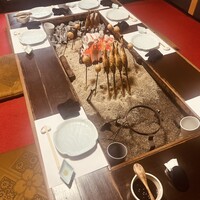 料亭 長坂 - 囲炉裏のある個室