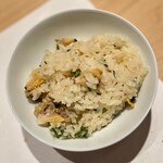 和 のぎ - アサリとめざんしょうのご飯