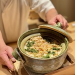 和 のぎ - アサリとめざんしょうのご飯