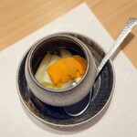 和 のぎ - 福島会津　ホワイトアスパラ　バフンウニのせ