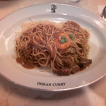 インデアンカレー - スパ大、ルー増し、玉子