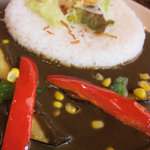 カリフェ - 黒ごま野菜カレー　７００円