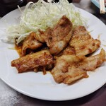 中村屋 - 豚の生姜焼き(660円)