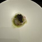 齋華 - 鯛昆布じめ、ベルーガキャビア