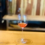 レストラン ウオゼン - ・ルイボス茶+発酵赤紫蘇+トマトのコンソメ