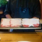 レストラン ウオゼン - ⑧【止鍋 x 2Rd】
      猪、月輪熊ロース