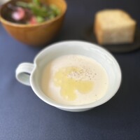 セルサルサーレ - お天気が良かったので冷たいスープはありがたかった