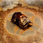 鮨 奥 - あなご  こちらもお弟子さんのにぎり、美味しかった