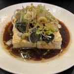 菜の花  - ピータンとザーサイの冷奴