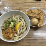 黄金の穂 - とり玉天ぶっかけ(並)@960