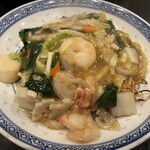 菜の花  - 海鮮あんかけ焼きそば