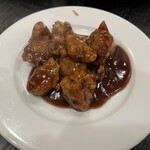 菜の花  - 飛騨うまし豚の黒酢酢豚