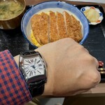 かつ丼 桜花 - 左腕のお供と