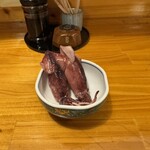 魚善 - お通し　子持ちでふっくら