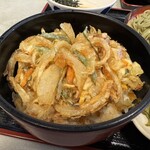 深大寺門前そば本舗 - かき揚げ丼