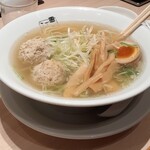 江南 ＪＲセントラルタワーズ店 - 父が頼んだ塩ラーメン