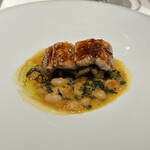 Ristorante Ecru - 天然うなぎ、醤油とバルサミコ酢、リボリータ