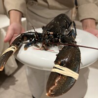 Ristorante Ecru - オマールブルーのプレゼンテーション