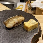 鮨おこめ - 穴子と玉子。