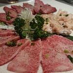 大門 - 塩焼カルビ+上塩焼タン+上塩ホルモン