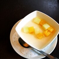 中国料理 四川 - フルーツ杏仁豆腐