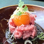 焼肉 高麗ガーデン - 牛肉の炙り