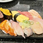 回転寿司 旬花 - 旬花10貫盛り