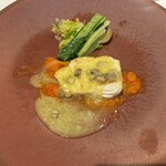 ラ・メール ザ クラシック - 伊勢真鯛のポアレ　スジアオノリソース