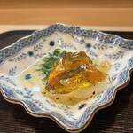 匠心庵 - 土佐酢ジュレの色が綺麗すぎ
