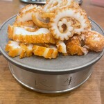 民生 廣東料理店 - いかの天ぷら