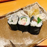 鮨 うみから - そして締めは鯖ガリ巻き