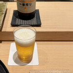 神田錦町 鮨たか晴 - 一番搾り小瓶