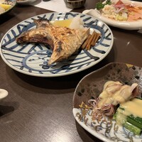 味処 高崎 - ブリカマとホタルイカの酢味噌