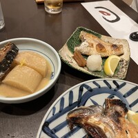 味処 高崎 - ブリ大根とノドグロ焼き