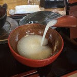 そばきり 吾妻路 - □蕎麦湯(☆☆☆☆☆)