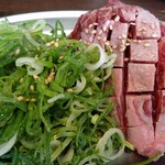 焼肉ホルモン ボンズ - ネギだくはらみステーキ（イチオシ）