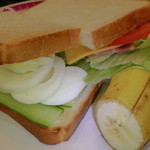 珈琲　蕃 銀座三丁目店 - オープンサンド＆紅茶セット（オープンサンド）