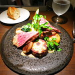 deco - 牛カイノミのロースト 夏野菜を添えて