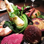 deco - 牛カイノミのロースト 夏野菜を添えて