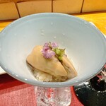 天ぷら もっこす - はまぐり　とんでもない大きさで味わいの深さが◎