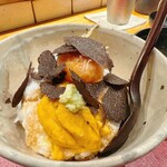 天ぷら もっこす - 締めのトリュフウニ丼