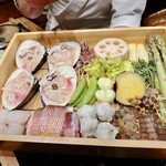 天ぷら もっこす - 旬の食材の宝石箱です