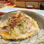 天ぷら もっこす - ハマグリのかき揚げ